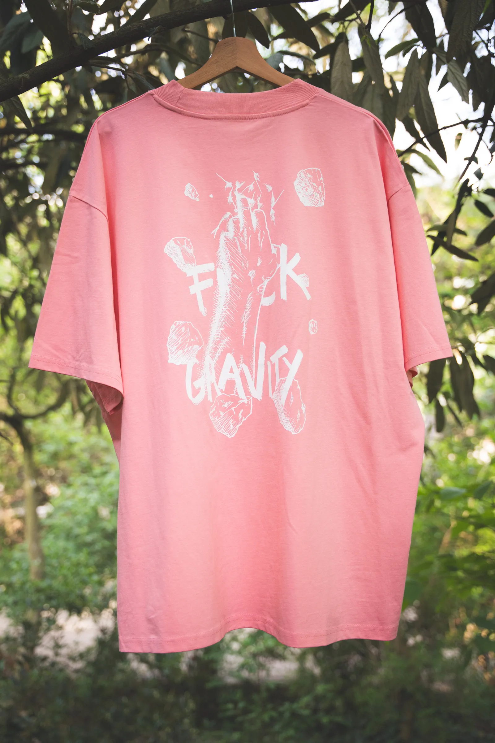 Fuck Gravity - Rose / Blanc
